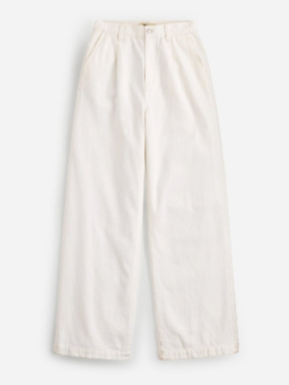 Madewell Harlow Wide Leg Jean White Airy Denim